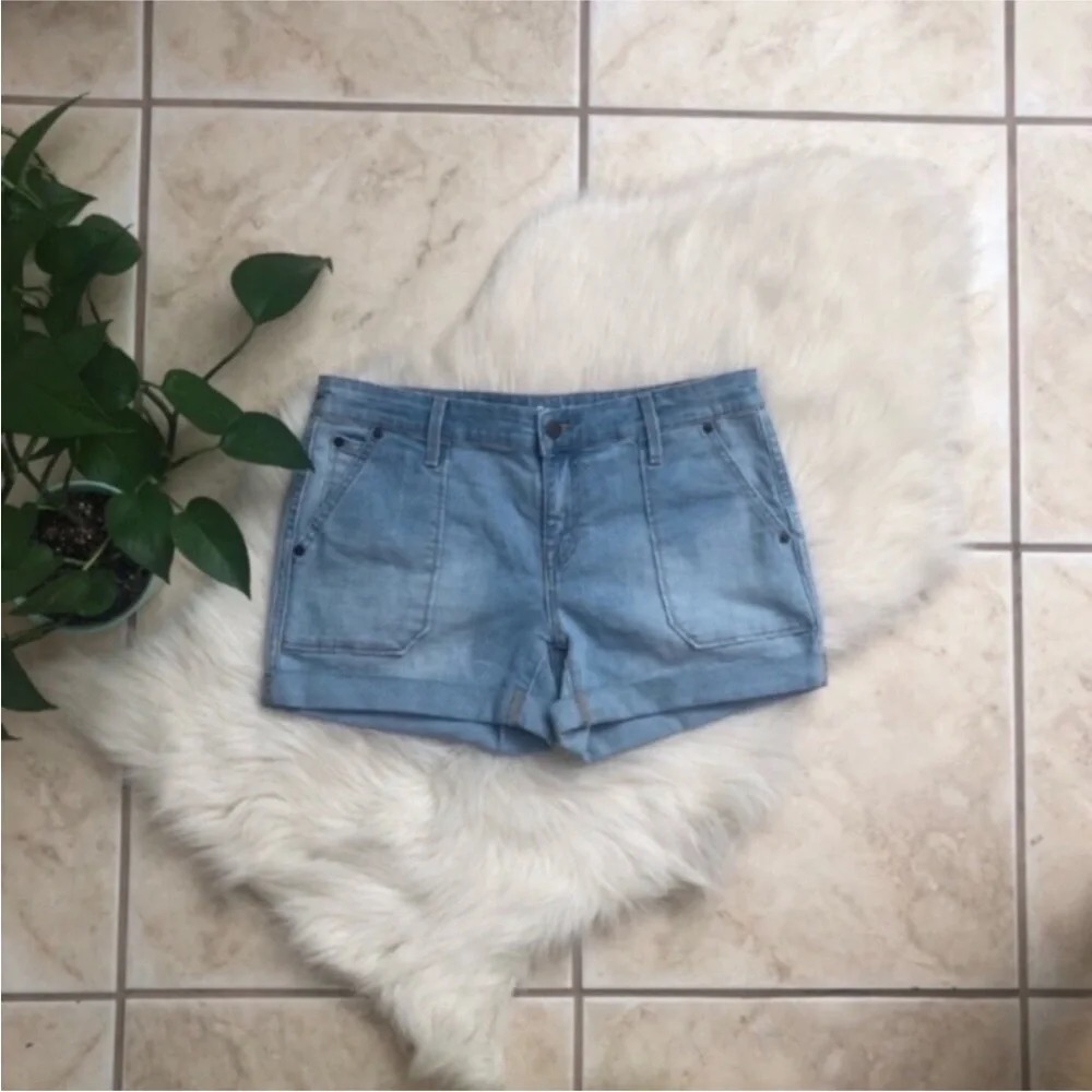 GAP Denim Girlfriend Shorts - Picture 1 of 7
